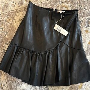 Black Leather Skirt